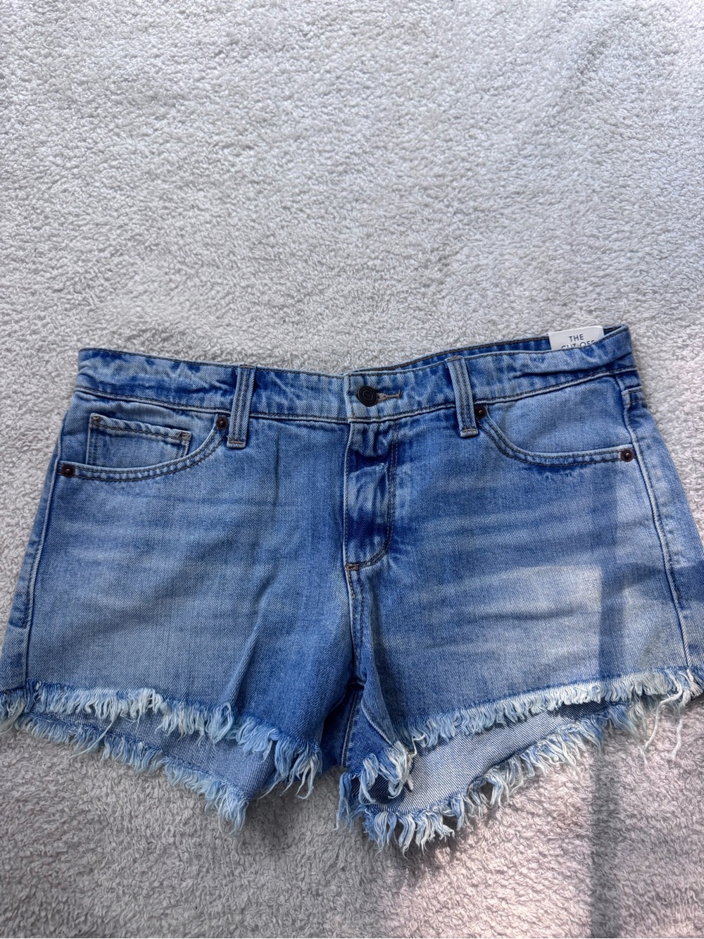 Lucky Brand Light Blue Distressed Denim Cutoff Shorts